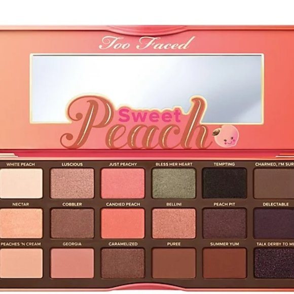 Too Faced Sweet Peach Eyeshadow Collection NIB
